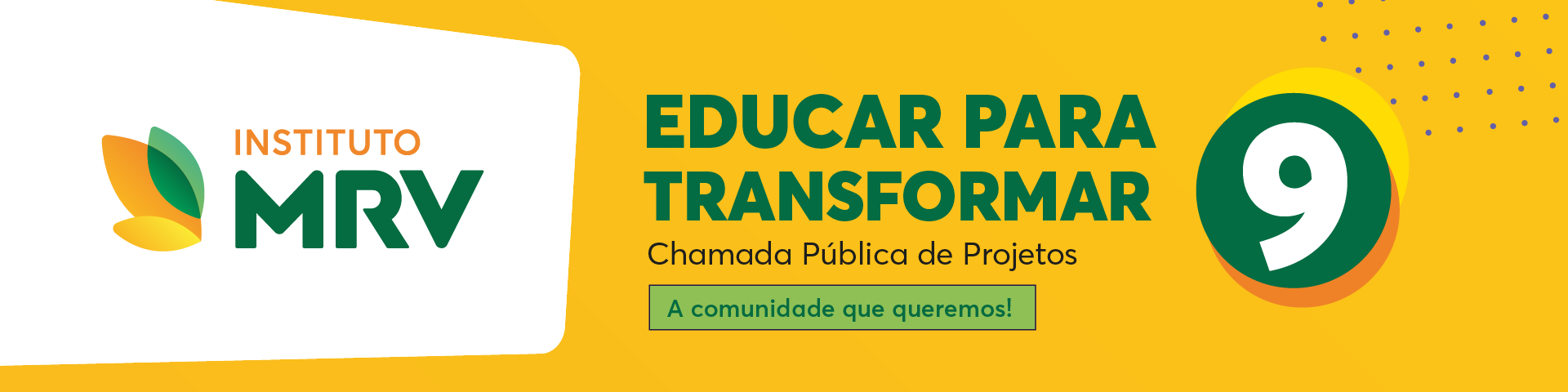 Banner Edital Educar para Transformar 9 edicao